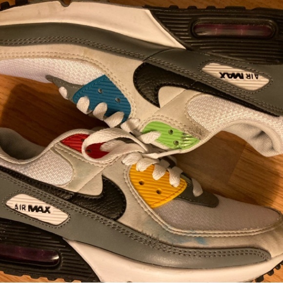 Nike Air Max 90 Essential Peace, Love, Swoosh - men’s 7.5 - Picture 3 of 6